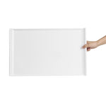 Olympia Kristallon Melamine Platter White 530 x 330mm - GM284