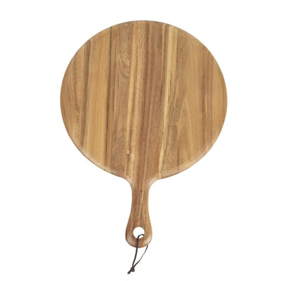 Olympia Acacia Wood Round Pizza Paddle Board 330mm - GM308