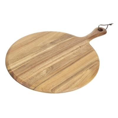 Olympia Acacia Wood Round Pizza Paddle Board 330mm - GM308