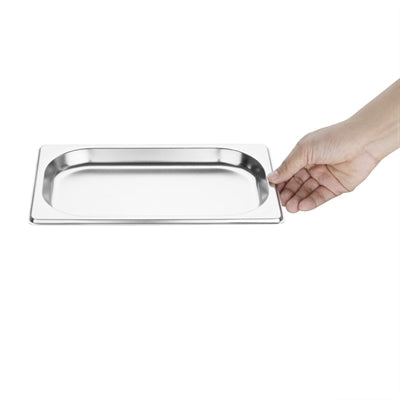 Vogue Stainless Steel 1/4 Gastronorm Tray 20mm - GM312