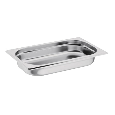 Vogue Stainless Steel 1/4 Gastronorm Tray 40mm - GM313