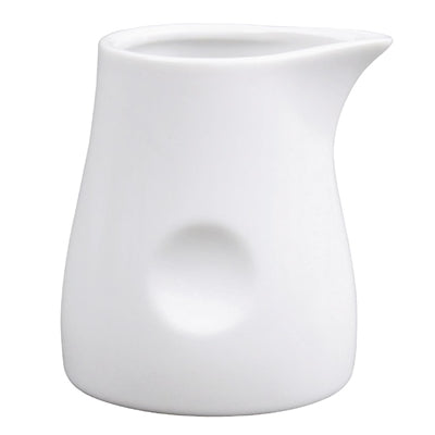 Olympia Whiteware Dimpled Milk Jugs 170ml (6 Pack) - GM367