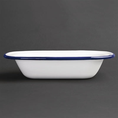 Olympia Enamel Rectangular Pie Dishes 180x135mm (6 Pack) - GM511