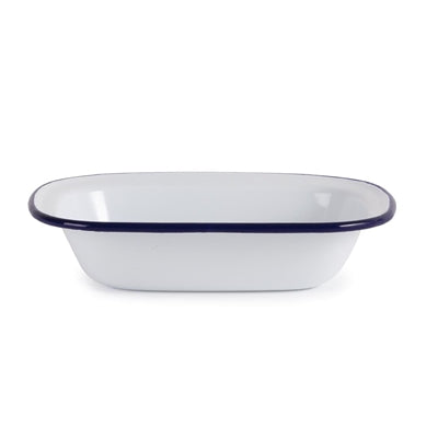 Olympia Enamel Rectangular Pie Dishes 180x135mm (6 Pack) - GM511
