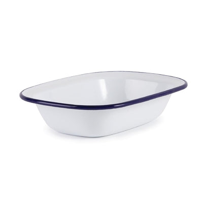 Olympia Enamel Rectangular Pie Dishes 180x135mm (6 Pack) - GM511
