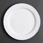Olympia Enamel Dinner Plates 245mm (6 Pack) - GM512