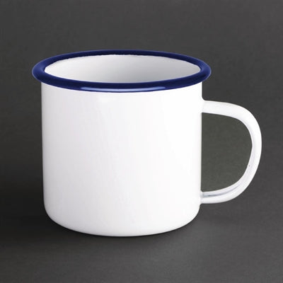 Olympia Enamel Mugs 350ml (6 Pack) - GM516