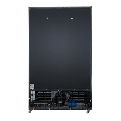 Polar G-Series Upright Hinged Door Display Cooler with Light Box 950Ltr Black - GM813