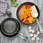 Vogue Tri-Shield Stainless Steel Frying Pan with Clad Coating 20cm - GP187