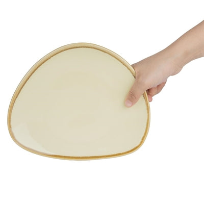 Olympia Kiln Triangular Plates Sandstone 230mm (6 Pack) - GP326