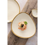 Olympia Kiln Triangular Plates Sandstone 280mm (4 Pack) - GP327