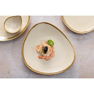 Olympia Kiln Triangular Plates Sandstone 280mm (4 Pack) - GP327
