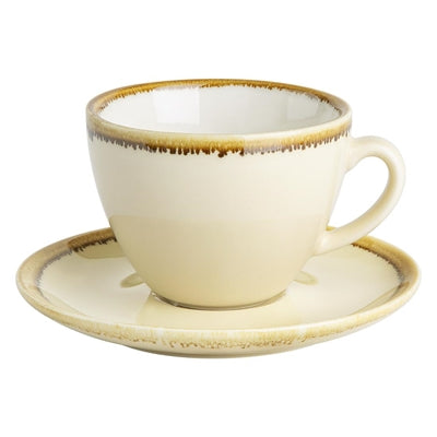 Olympia Kiln Cappuccino Cups Sandstone 230ml (6 Pack) - GP330