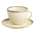 Olympia Kiln Cappuccino Cups Sandstone 230ml (6 Pack) - GP330