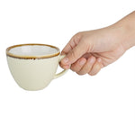 Olympia Kiln Cappuccino Cups Sandstone 230ml (6 Pack) - GP330