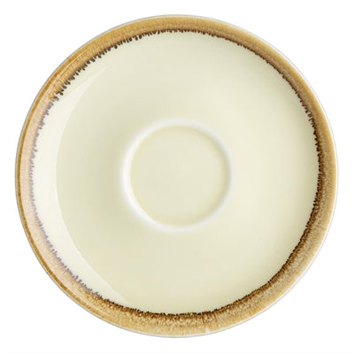 Olympia Kiln Cappuccino Saucers Sandstone 160mm (6 Pack) - GP333
