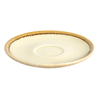 Olympia Kiln Cappuccino Saucers Sandstone 160mm (6 Pack) - GP333