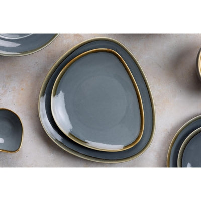 Olympia Kiln Triangular Side Plates Ocean 165mm (6 Pack) - GP341