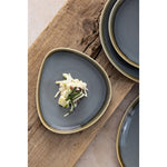 Olympia Kiln Triangular Side Plates Ocean 165mm (6 Pack) - GP341