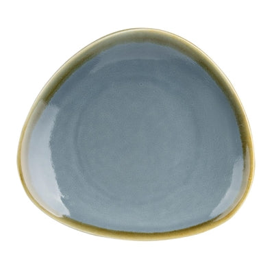 Olympia Kiln Triangular Plates Ocean 280mm (4 Pack) - GP343