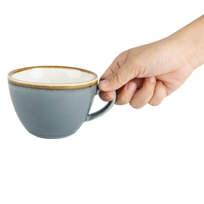 Olympia Kiln Cappuccino Cups Ocean 340ml (6 Pack) - GP348