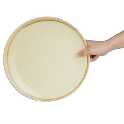 Olympia Kiln Round Plates Sandstone 280mm (4 Pack) - GP462
