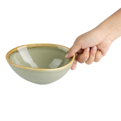 Olympia Kiln Bowls Moss 165mm (6 Pack) - GP470