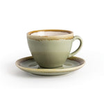 Olympia Kiln Cappuccino Cups Moss 230ml (6 Pack) - GP478