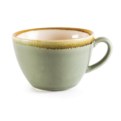 Olympia Kiln Cappuccino Cups Moss 340ml (6 Pack) - GP480