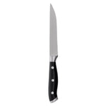 Olympia Premium Riveted Steak Knives with Black ABS Handles (6 Pack) - GR919