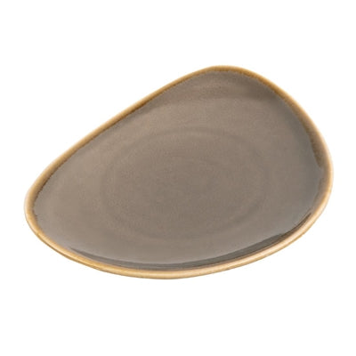 Olympia Kiln Triangular Side Plates Smoke 165mm (6 Pack) - HC383