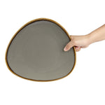 Olympia Kiln Triangular Plates Smoke 280mm (4 Pack) - HC385