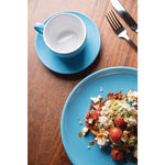 Olympia Cafe Coupe Plates Blue 205mm (12 Pack) - HC400