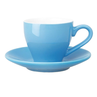Olympia Cafe Espresso Saucers Blue 117mm (12 Pack) - HC406