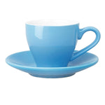 Olympia Cafe Espresso Saucers Blue 117mm (12 Pack) - HC406