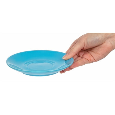 Olympia Cafe Saucers Blue 158mm (12 Pack) - HC407