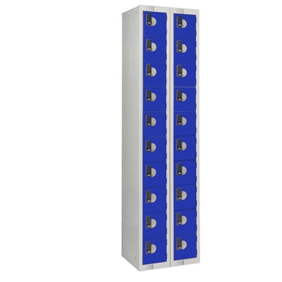 Twenty Door Personal Effects Locker Blue Electronic Four-Digit Lock - HR550
