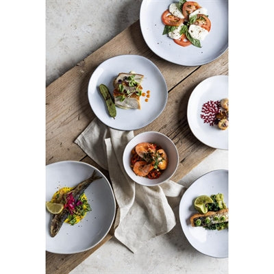 Olympia Raw Recycled Clay Coupe Plates Natural 220mm (6 Pack) - HS332