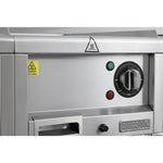 Buffalo 600 Series 2.9kW Ribbed Electric Griddle 400mm - HT754