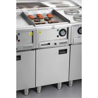 Buffalo 600 Series 2.9kW Ribbed Electric Griddle 400mm - HT754
