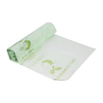 Jantex Green Compostable Bin Liners 10Ltr (24 Pack) - HW684