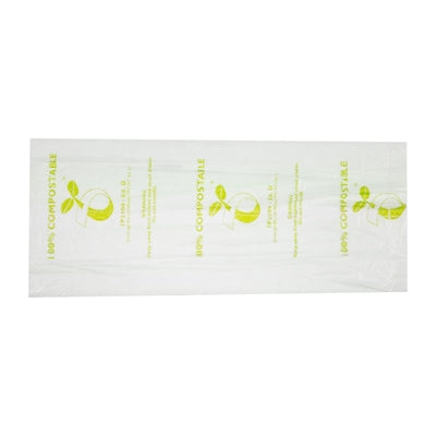 Jantex Green Compostable Bin Liners 10Ltr (24 Pack) - HW684