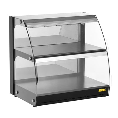 Buffalo Self-Serve Heated Display Unit with Hinged Doors - HW921