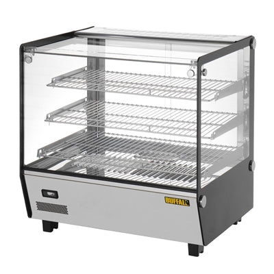 Buffalo Square Countertop Heated Display Merchandiser 120Ltr - HW923