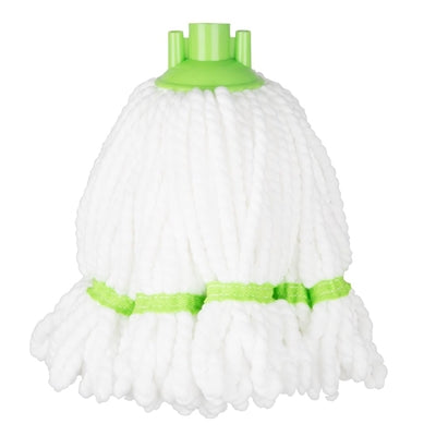 Jantex Connect Microfibre Mop Head Green Stripe 150g - HX251