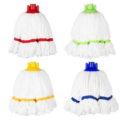 Jantex Connect Microfibre Mop Head Green Stripe 150g - HX251
