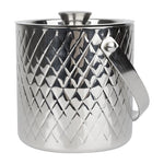 Olympia Geo Double Wall Ice Bucket Stainless Steel 1950ml - HY134