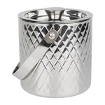 Olympia Geo Double Wall Ice Bucket Stainless Steel 1950ml - HY134