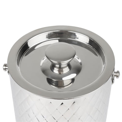 Olympia Geo Double Wall Ice Bucket Stainless Steel 1950ml - HY134