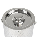 Olympia Geo Double Wall Ice Bucket Stainless Steel 1950ml - HY134